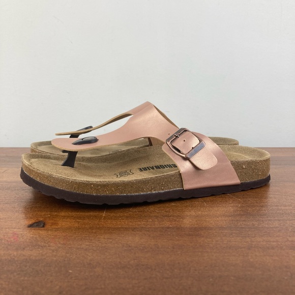 Sandalias De Corcho Para Mujer Con Plantilla De Corcho, Soporte De Arco
